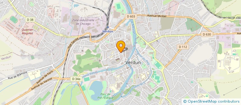 localisation de l'entreprise DE LA GALAVAUDE à VERDUN
