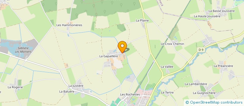 localisation de l'entreprise DE LA GAPAILLERE à TEILLE