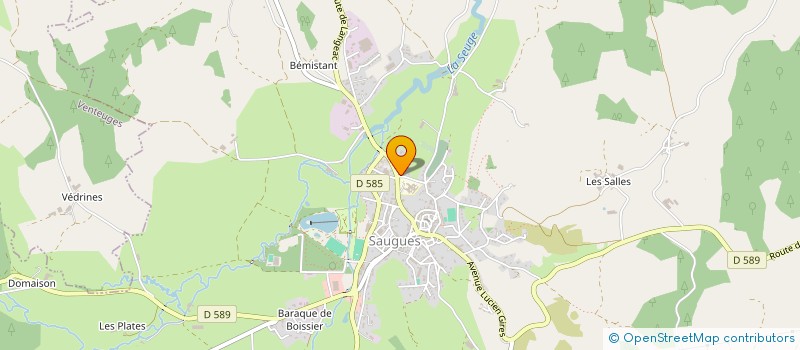 localisation de l'entreprise DE LA GARDASSE à VENTEUGES