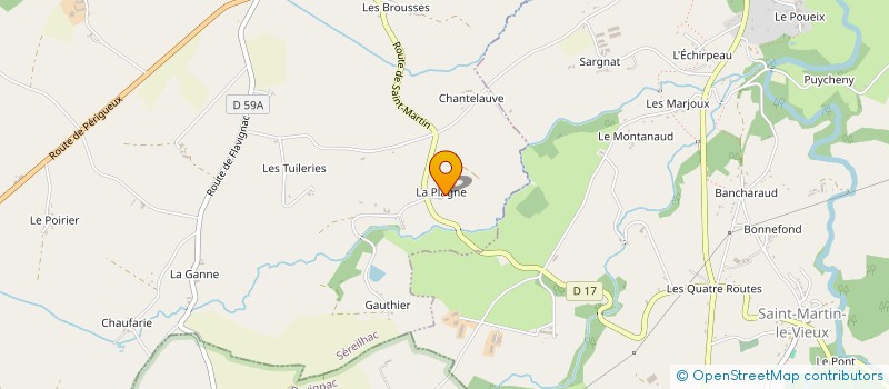 localisation de l'entreprise DE LA GARE  SEREILHAC