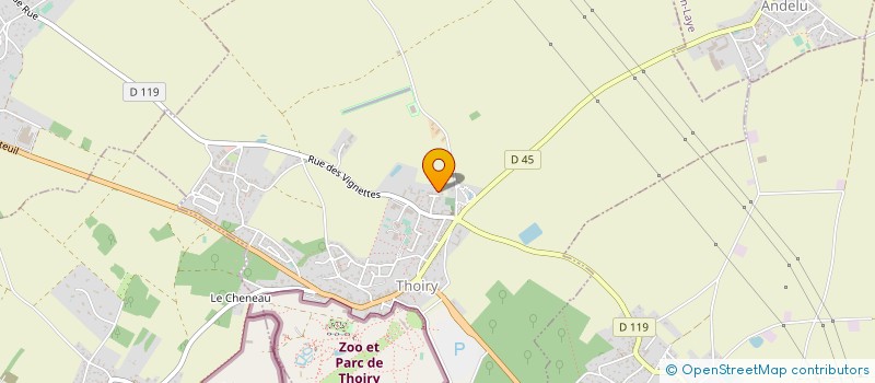 localisation de l'entreprise DE LA GARE  THOIRY