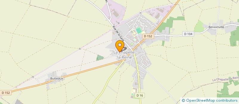 localisation de l'entreprise DE LA GARE  LA CHAPELLE-LA-REINE