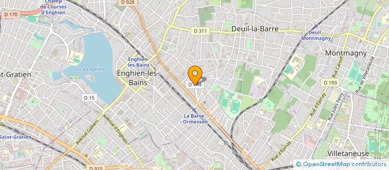 localisation de l'entreprise DE LA GARE  DEUIL-LA-BARRE