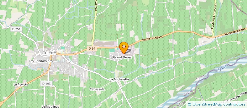 localisation de l'entreprise DE LA GARENNE à SUZE-LA-ROUSSE