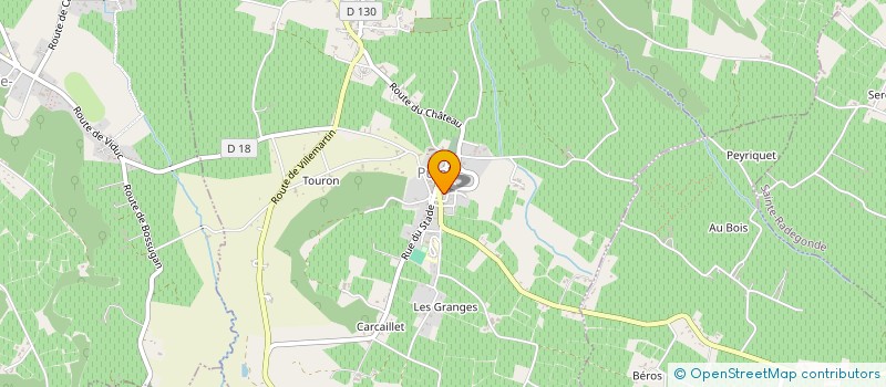 localisation de l'entreprise DE LA GARENNE  MOULIETS-ET-VILLEMARTIN