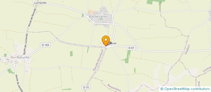 localisation de l'entreprise DE LA GARENNE  BARBEZIERES