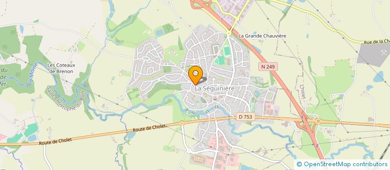 localisation de l'entreprise DE LA GARENNE  SAINT-CHRISTOPHE-DU-BOIS