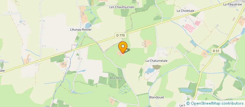 localisation de l'entreprise DE LA GASTINAIS à ERDRE-EN-ANJOU