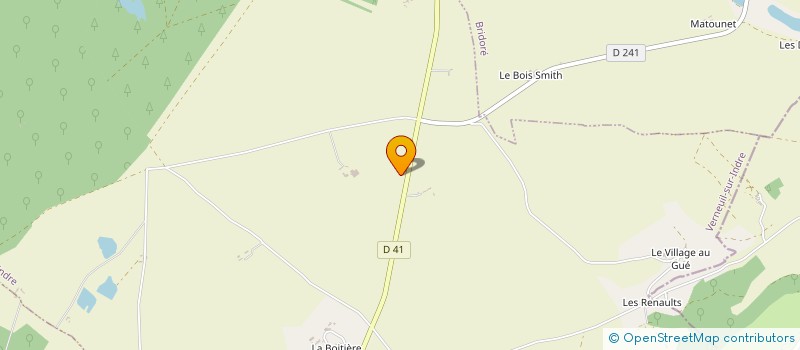 localisation de l'entreprise DE LA GIRARDIERE à VERNEUIL-SUR-INDRE