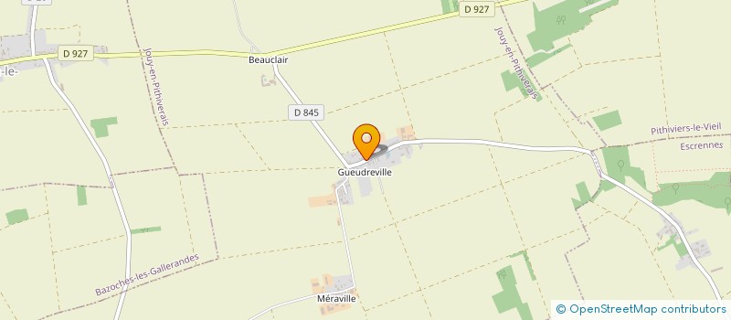 localisation de l'entreprise DE LA GOUETTERIE à JOUY-EN-PITHIVERAIS