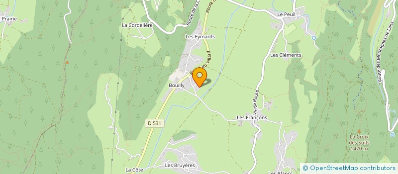 localisation de l'entreprise DE LA GRAND'MECHE à LANS-EN-VERCORS