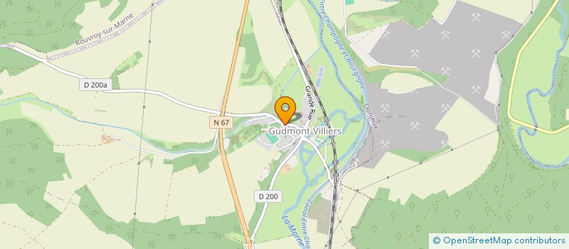 localisation de l'entreprise DE LA GRAND' VIGNE AUX GAMETS à GUDMONT-VILLIERS