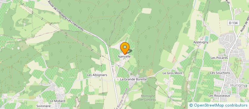 localisation de l'entreprise DE LA GRANDE BURETTE à ROCHE-VINEUSE (LA)