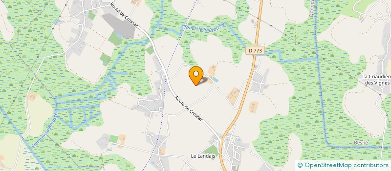 localisation de l'entreprise DE LA GRANDE FONTAINE à DONGES
