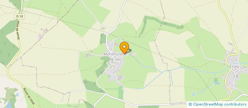 localisation de l'entreprise DE LA GRANDE FOURRIERE  MONTHUREUX-LE-SEC