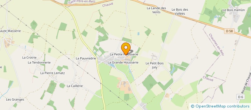 localisation de l'entreprise DE LA GRANDE HOUSSERIE à CHAUVE