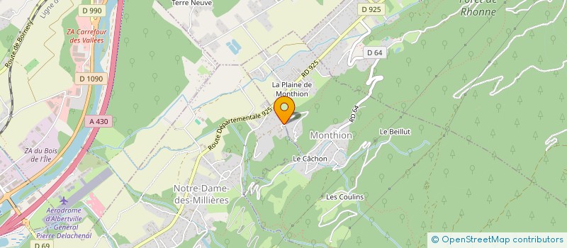 localisation de l'entreprise DE LA GRANDE LANCHE  NOTRE-DAME-DES-MILLIERES