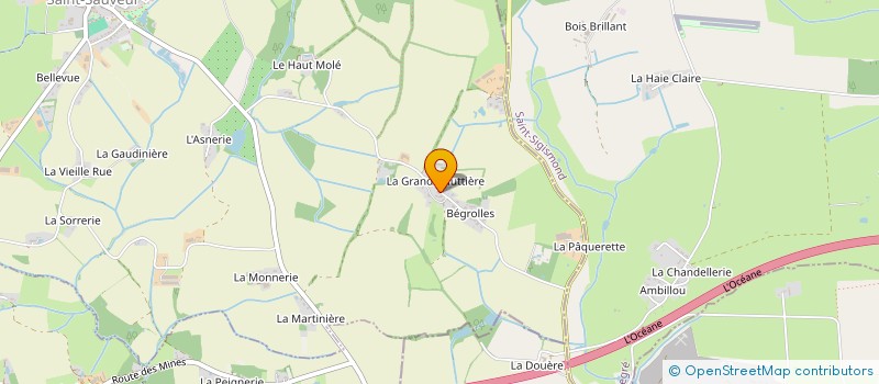 localisation de l'entreprise DE LA GRANDE MENUERE à LOIREAUXENCE