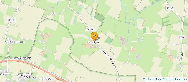 localisation de l'entreprise DE LA GRANDE ROUTE  ASNIERES-EN-BESSIN