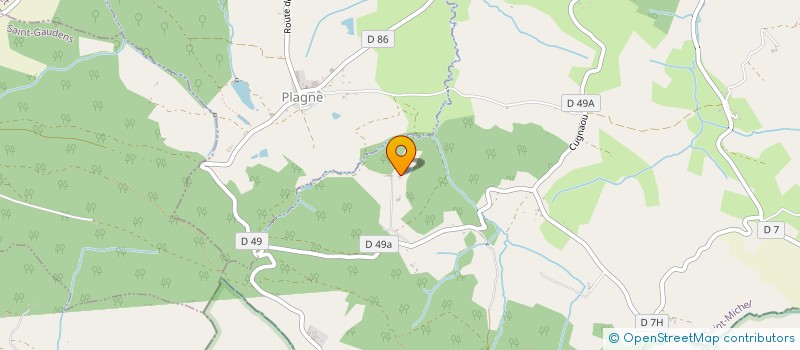 localisation de l'entreprise DE LA GRANDE RUE  SAINT-MICHEL