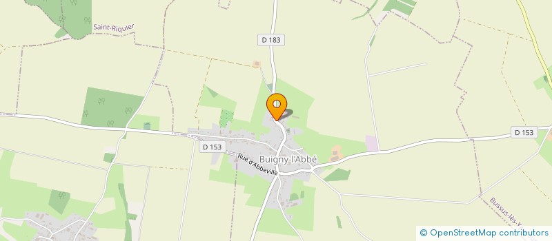 localisation de l'entreprise DE LA GRANDE RUE  BUIGNY-L'ABBE