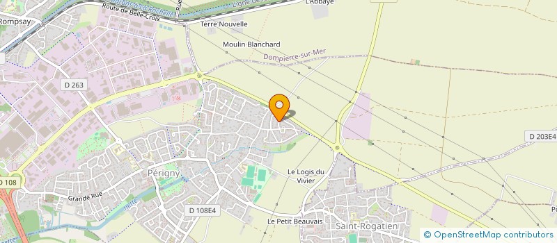 localisation de l'entreprise DE LA GRANDE RUE  PERIGNY