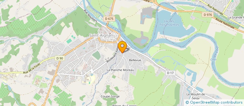 localisation de l'entreprise DE LA GRANDE TERRE DU BOIS  SEIGY