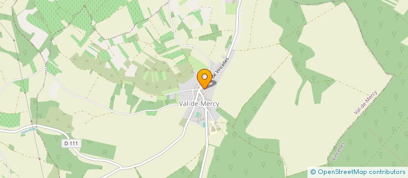 localisation de l'entreprise DE LA GRANDE VALLEE à VAL-DE-MERCY