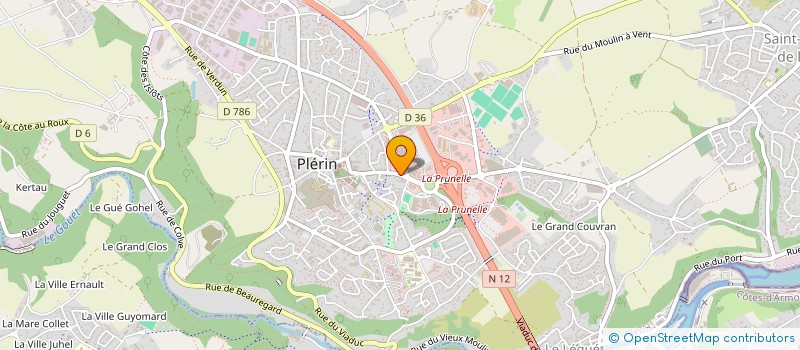 localisation de l'entreprise DE LA GRANGE  PLERIN