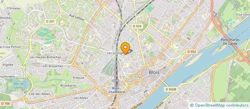 localisation de l'entreprise DE LA GRANGE  BLOIS