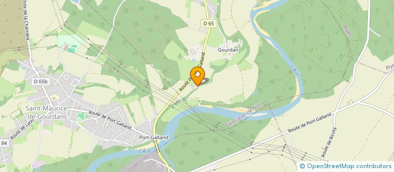 localisation de l'entreprise DE LA GRANGE D'EN HAUT  SAINT-JEAN-DE-NIOST