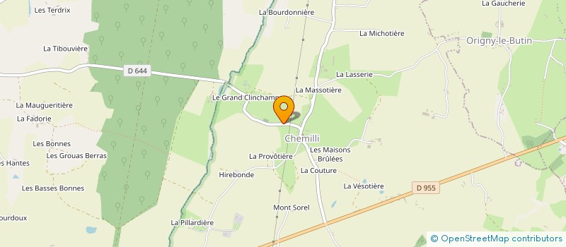 localisation de l'entreprise DE LA GRAVELLE à SAINT-JOUIN-DE-BLAVOU
