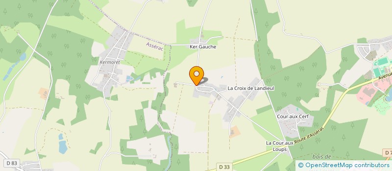 localisation de l'entreprise DE LA GREE à HERBIGNAC