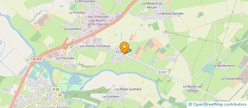 localisation de l'entreprise DE LA GREVE à SAINT-PHILBERT-DE-GRAND-LIEU
