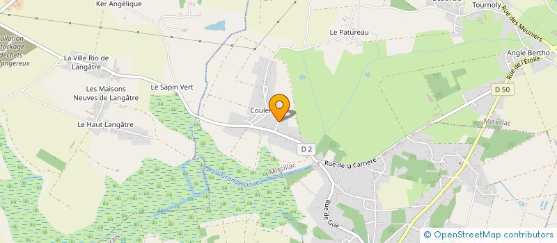 localisation de l'entreprise DE LA GREYETTE à MISSILLAC