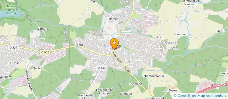 localisation de l'entreprise DE LA GROTTE  TOSSE