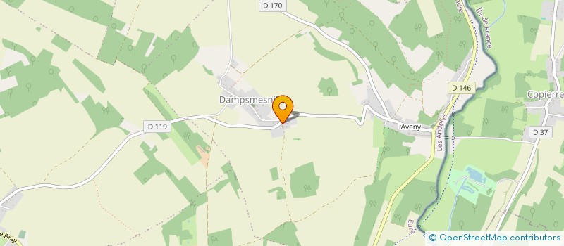 localisation de l'entreprise DE LA GROUETTE  VEXIN-SUR-EPTE