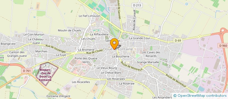 localisation de l'entreprise DE LA GUICHARDIERE à DOUE-EN-ANJOU