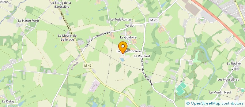 localisation de l'entreprise DE LA GUIDOIRE à ORVAULT