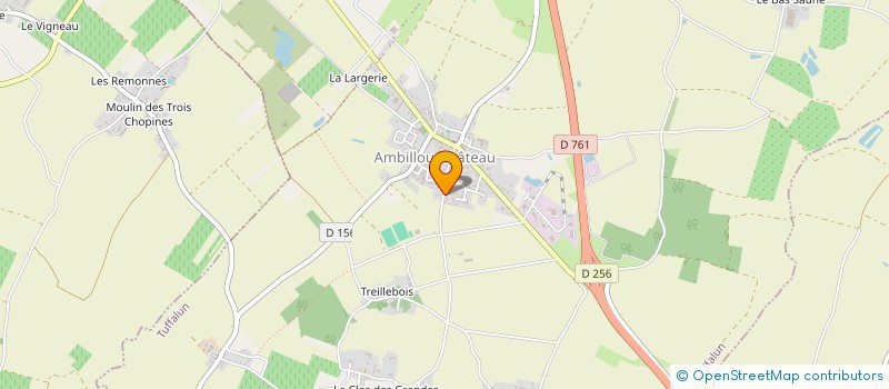 localisation de l'entreprise DE LA GUINAIE  TUFFALUN