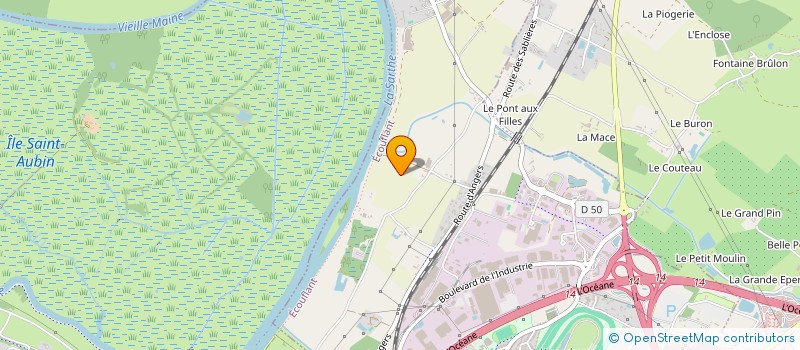 localisation de l'entreprise DE LA HALLOURDE à ECOUFLANT