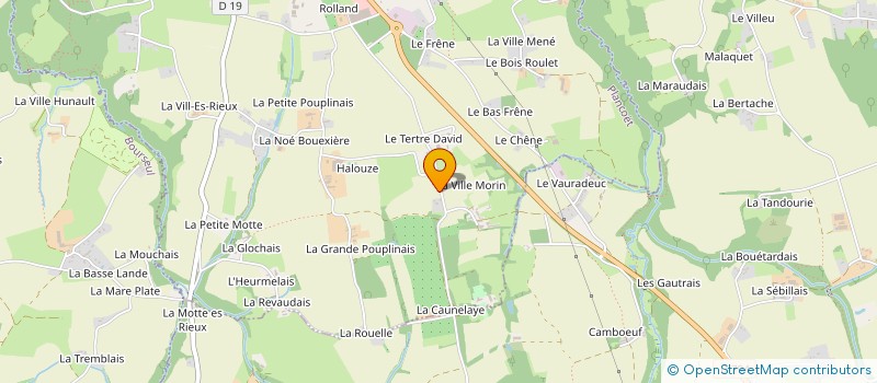 localisation de l'entreprise DE LA HAUTIERE à SAINT-LORMEL