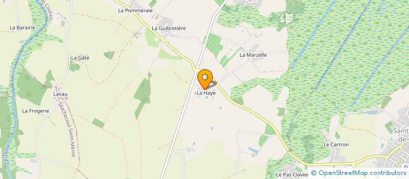 localisation de l'entreprise DE LA HAYE à SAINT-MARS-DE-COUTAIS