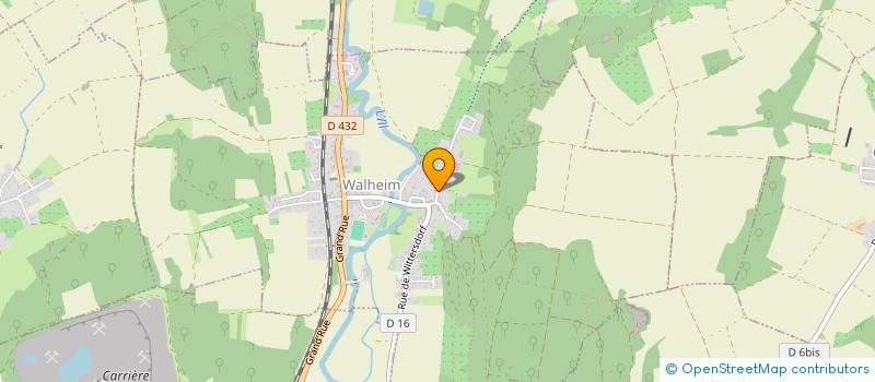 localisation de l'entreprise DE LA HELDA  OBERMORSCHWILLER