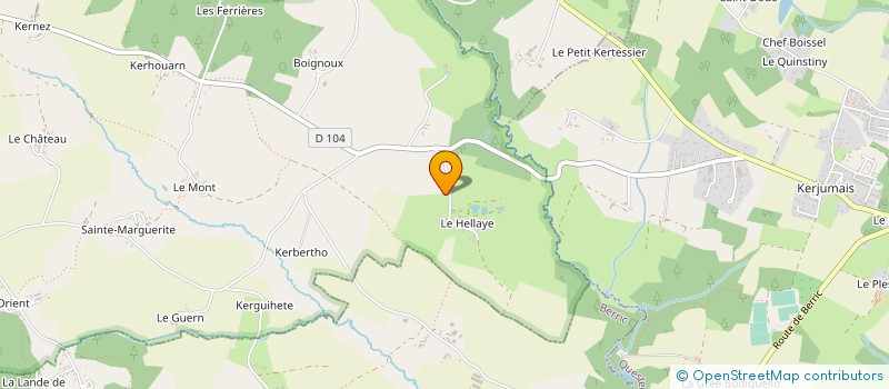 localisation de l'entreprise DE LA HELLAYE à SULNIAC