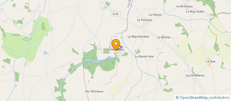 localisation de l'entreprise DE LA HERAUDAIS à NOTRE-DAME-DES-LANDES