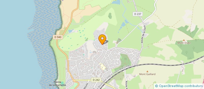 localisation de l'entreprise DE LA HOUSSAYE P.O.L. CONSULTING  WIMEREUX