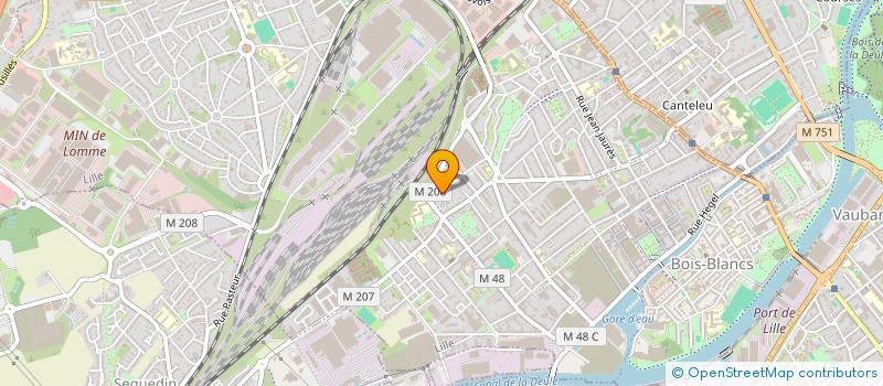 localisation de l'entreprise DE LA HOUSSE  LILLE