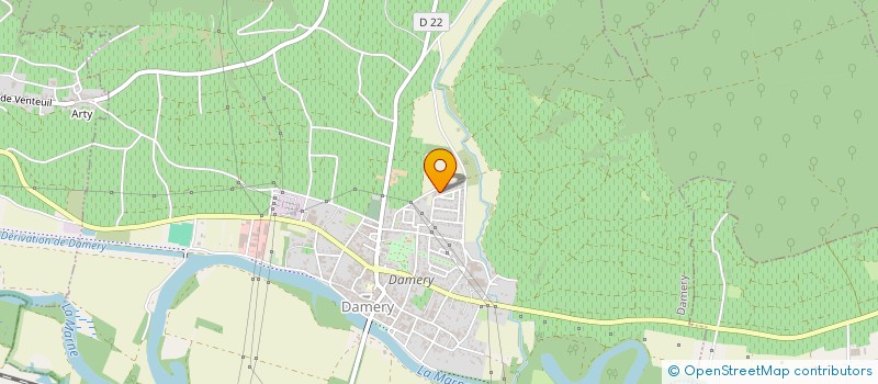 localisation de l'entreprise DE LA HUBARDE  DAMERY