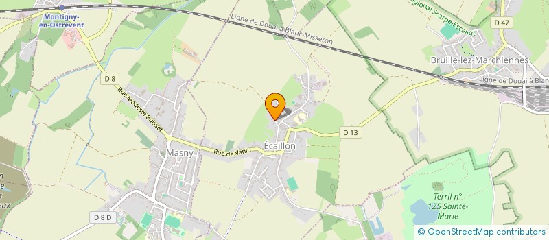 localisation de l'entreprise DE LA JAUDREE  ECAILLON